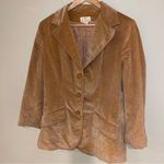 Ah! Austin Hill Women’s Velvet Blazer Camel Tan Academia Equestrian 14 Photo 3