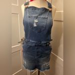 Celebrity Pink  DISTRESSED DENIM OVERALL DRESS *like new* Photo 3