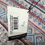 Cotton Country Lainey Jacquard Pullover in Pink Pear Crewneck Fair Isle Sweater Photo 11