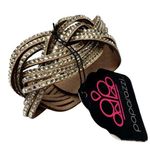 Paparazzi Rhinestone Bring on the Bling Multi-Layer Bracelet Western Boho Brown Photo 0