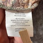 Lily White Floral Cami Top Criss Cross Back Tie Peplum Green Orange L Photo 2