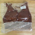Aerie OFFLINE By  Ribbed Scoop Sports Brown Size Xtra Small Photo 6