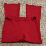 Wild Fable Red Flare Leggings with Waist Cutouts Photo 0