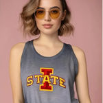 Rivalry Threads NWT Iowa State Cyclones Women's Size Large Gray Sleeveless Tank Top Photo 0