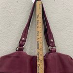 B Makowsky B. MAKOWSKY 100% Genuine Leather Magenta Purple Large Shoulder Bag Photo 5