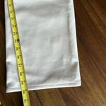 Abercrombie & Fitch Abercrombie Slim Straight Leg High Rise Cream Faux Leather Jeans Size 24 NEW Photo 5