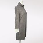Isaac Mizrahi Gray Knit Long Sleeve Midi Dress Size Small Photo 5