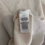 Lafayette 148 New York 100% Cashmere Crewneck Sweater Ivory + Light Grey Trim Size XS Photo 3