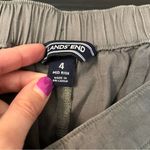 Lands' End Lands’ End Mid Rise Straight Leg Green Pants Women’s 4 Photo 6