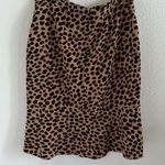 Ann Taylor Brown and Black Animal Print Pencil Skirt Career Work 4 Photo 1