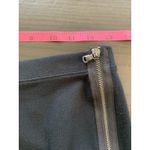 Gap Moto Full Zip Pencil Skirt Women 4 Black Retro Goth Emo Punk Knee Length Photo 9