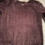 Calia Carrie Underwood Pullover Chunky Open Sleeves S Small Burgundy Wine Color Photo 6