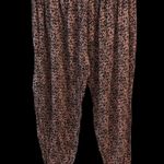 H&M Pink Splatter Print Jersey Knit Ankle Pants Photo 4