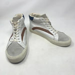 Madewell  Sidewalk High-Top Sneakers Colorblock‎ Leather White Brown Size US 9 Photo 4