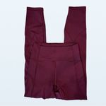 Lululemon (Like New) In Movement Tight 25" *Everlux in Garnet, Size 2 Photo 2