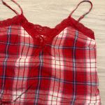 Women's Lace Trim Woven Tank and Shorts Pajama Set Photo 5