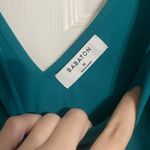 Babaton Teal V-Neck bodysuit Photo 1
