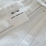 Good American NWT Jeans Good Waist Palazzo Crop Wide Leg in White Size 10/30 Photo 11