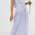 ASOS Ice Blue Plunge Maxi Dress Photo 0