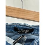 Energie  Light Wash Blue Cotton Blend Denim Distressed Jeans Women's Plus Size 21 Photo 7