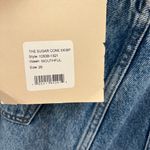 NWT Mother Denim SNACKS The Sugar Cone Skimp Wide Leg Jeans Mouthful 26 Blue Photo 8