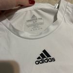 Adidas  White Graphic Shirt Photo 3