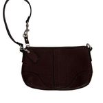 Coach  Brown Leather Wristlet Wallet Photo 0