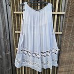 Free People  Costa Brava Mini Tunic Dress White M Photo 9