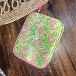 Lilly Pulitzer  iPad Tablet Sleeve Case Zip Pink Green Floral Neoprene 8x10 Photo 1