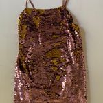 For Love & Lemons Sequin Changing Mini Dress Photo 3