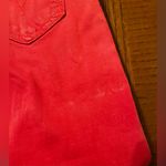 MOTHER The Rascal Cuff Premium Stretch‎ Denim Jeans in Rambutan Red Size 27 Photo 15