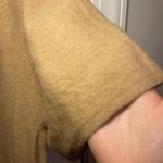 COS Women’s Oversized Wool T-Shirt Dress Size Meduum Utilitarian Style Tan Photo 4