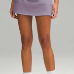 Lululemon  Pace‎ Rival Mid-Rise Skirt *Long In Purple Ash Size 4 Photo 0