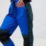 ASOS size 8 Blue jogger animal print streetwear abstract print black green pants Photo 0