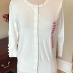 Philosophy Off White Ivory Sweater Button Down Cardigan New Photo 1