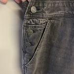 Gap  Acid Wash Black Adjustable Razorback Overalls Pockets and Side Buttons- M Photo 3