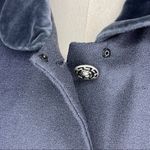 Valerie Stevens Petites Vintage Pure Wool Deep Navy Blue Blazer Jacket 8 Petite Photo 3