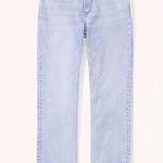 Abercrombie & Fitch Ankle Straight Ultra High Rise Distressed Jeans Size 33 / 16 Photo 1
