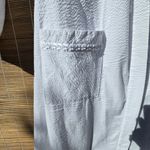 Eileen West White Seersucker Robe Size Small/ Medium No Belt Photo 1