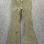 Free People We The Free Brook Flare Jeans Green Boho Retro Women's 26 x 32 Photo 0
