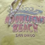Nordstrom NWT BP.  Moonlight Beach Graphic Hoodie Sweatshirt in Yellow Size M Y2K Photo 1