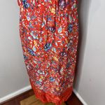 Johnny Was Johnny‎ Was Red Floral Jasmine Dress Medium M Photo 7