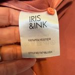 Iris & Ink The Outnets Draped Scarf Blouse Silky Satin Dusty Pink Mauve Size 4 Photo 7