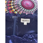 superdown Revolve x  Arabella Navy Blue Ruffle Square Neck Mini Dress Sz SM Photo 3