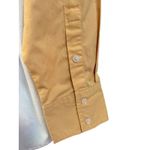 Abercrombie & Fitch Abercrombie Fitch Colorblock Oversized Button Down Shirt XS White Tan Orange Photo 2