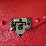 NWOT Red‎ Jelly Studded Two Way Top Handle Crossbody Bag Unbranded Red Photo 4