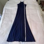 MORGAN & CO formal dress navy with sequins size 5 / 6 Blue Photo 12