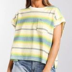Gilded Intent Boxy Stripe T-Shirt Size Medium Photo 0