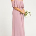 Show Me Your Mumu SMYM Caitlin ruffle maxi dress in antique rose NEW XS Photo 0