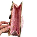 Lilly Pulitzer  Embroidered‎ Floral Shoulder Bag Clutch Pink White Purse Preppy Photo 9
